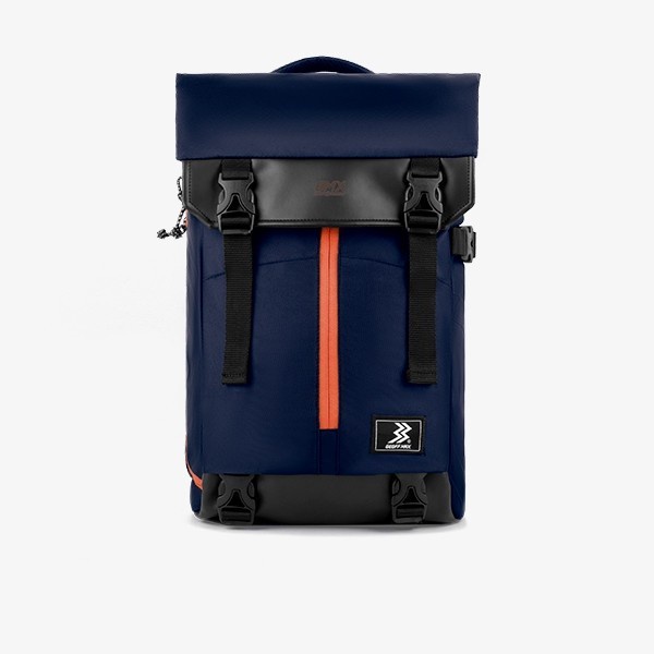 Tas Ransel Geoff Max Avezzy Backpack Navy + Rain Cover