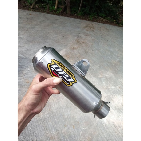 termurah terlaris Knalpot racing slincer tabung dpj gp1 gp 1 20 cm inlet 50 mm sarteng sarangan sete