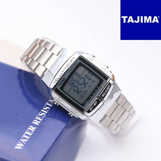 Jam tangan tajima TS 9279 Rantai digital original Tahan air