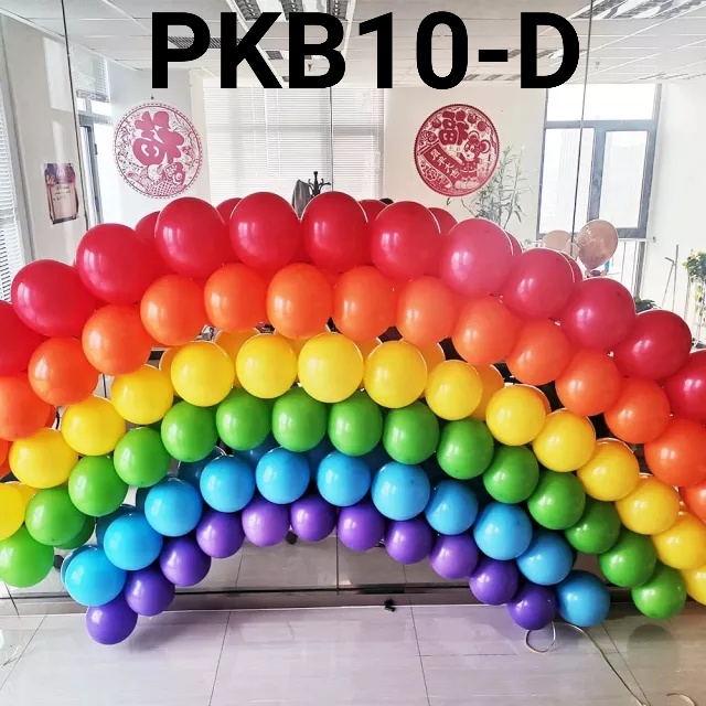PKB10-D (2) Balon latex 10 inch 25 cm isi 100 doff tebal warna lengkap papaya balon