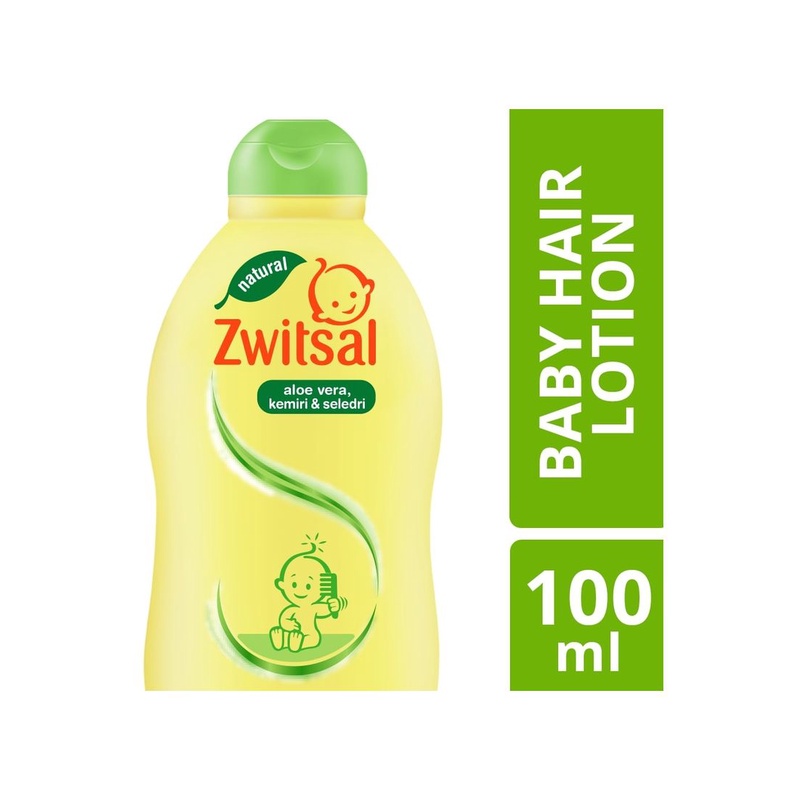 Zwitsal Hair Lotion 100ml Minyak Rambut Bayi Kemiri &amp; Aloe Vera ORIGINAL-BPOM