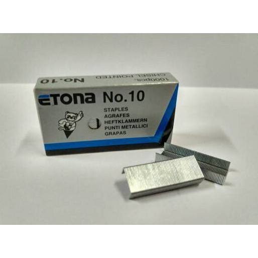 

Etona No.10 - 1 M Staples ( 1 Box Kecil ) ( IRRA STORE )