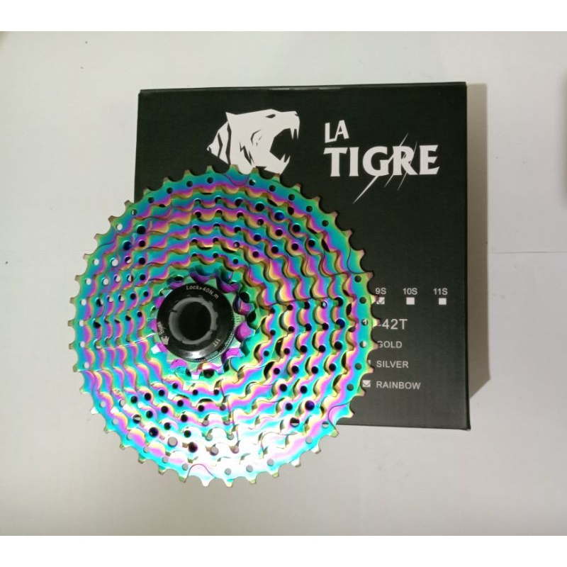 Sprocket 9 speed Rainbow 11-42T
