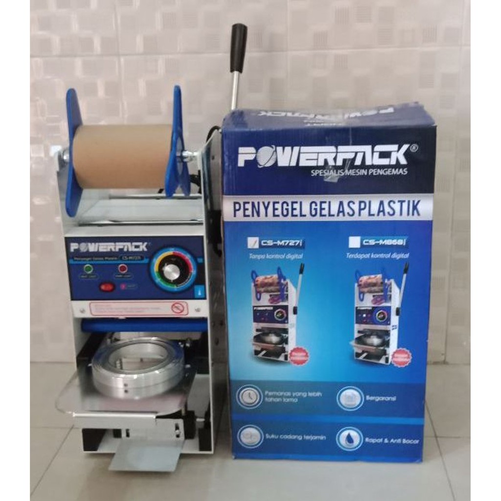 Cup Sealer / Mesin penyegel Plastik PowerPack CS - M727i