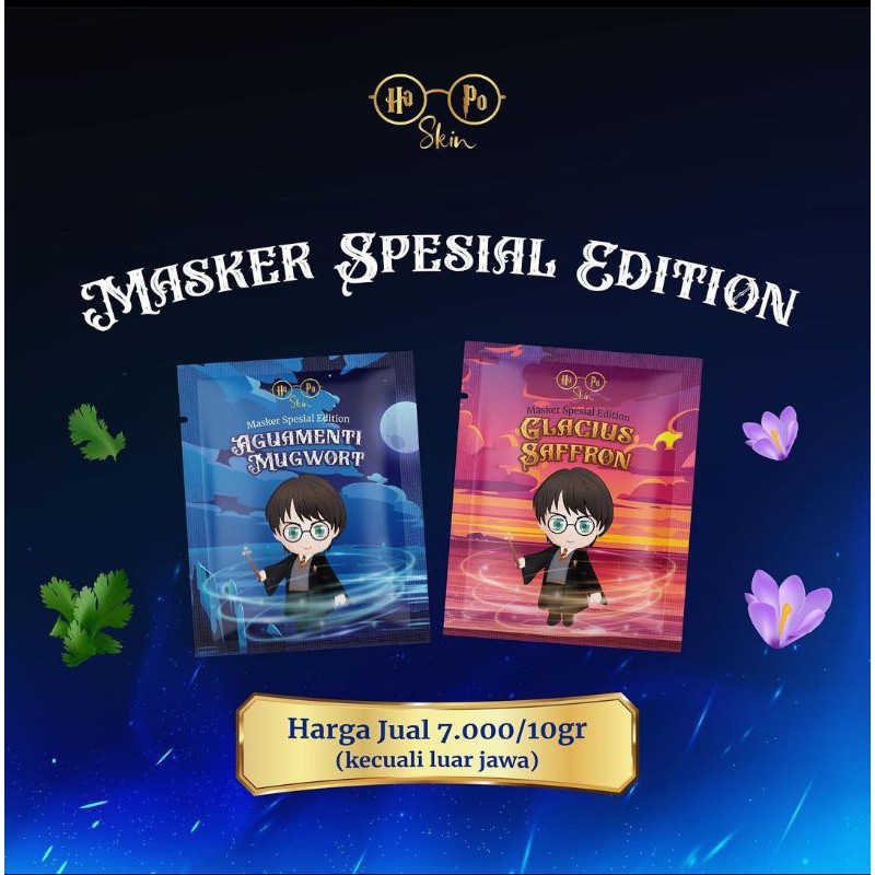(BPOM) Hapo.skin Masker Mugwort & Masker saffron Masker glowing masker mencerahkan
