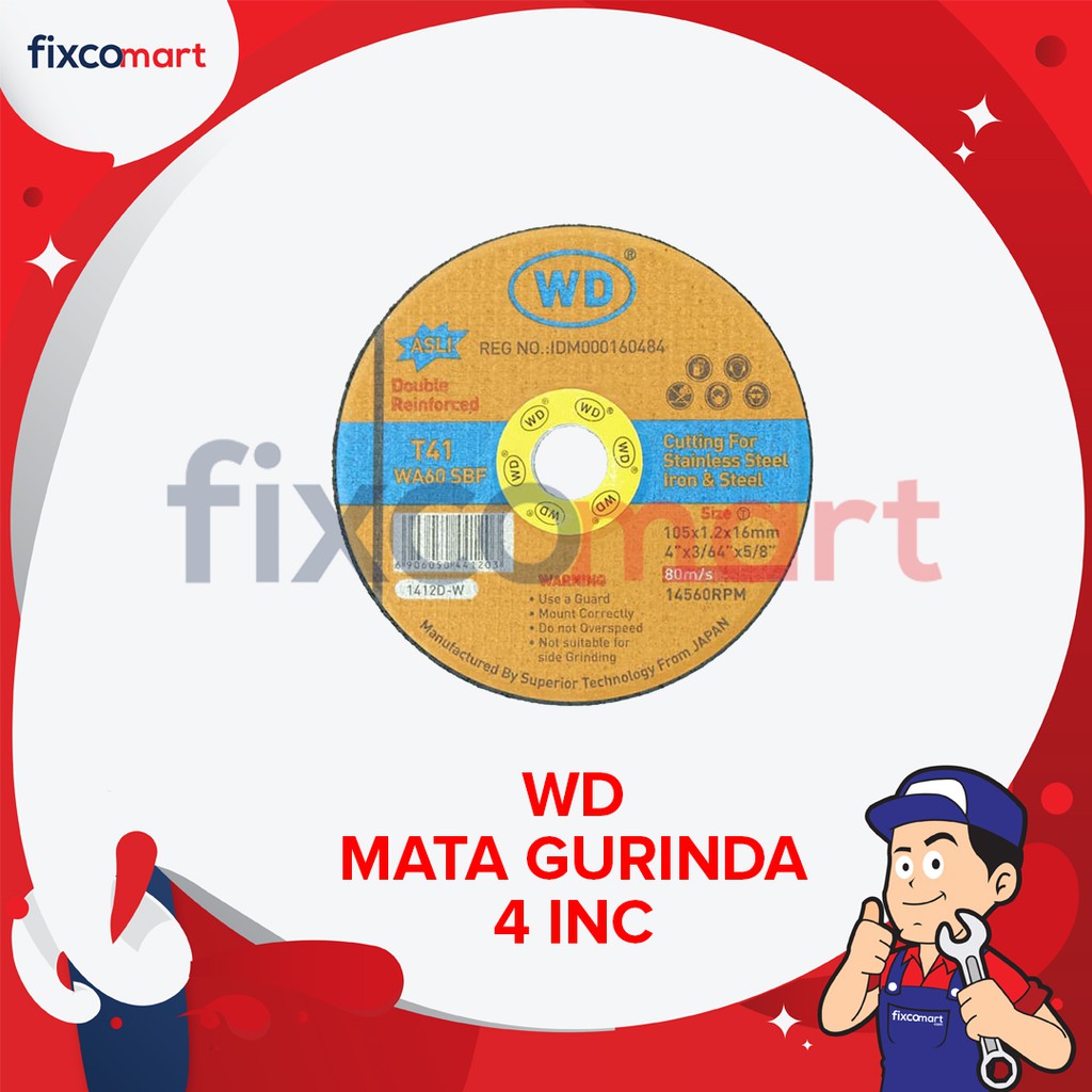 WD Mata Gurinda 4&quot; Mata Gerinda Berkualitas