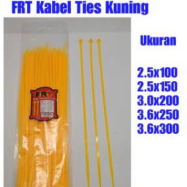 Kabel Ties Warna Warni 10cm x 2,5mm (isi 100pcs)