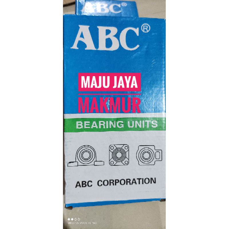 pillow block laher bearing duduk UCP 204 - 12 as 19 mm merk ABC