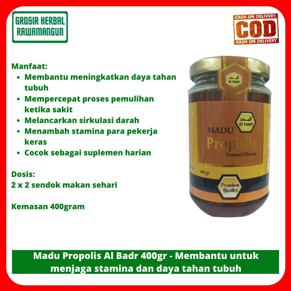 

Madu Habbatussauda Mesir Al Badr 400gr