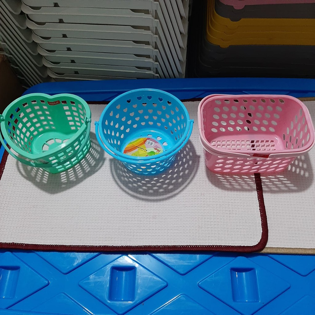 Keranjang Alat Mandi Viola / Keranjang Mandi Plastik