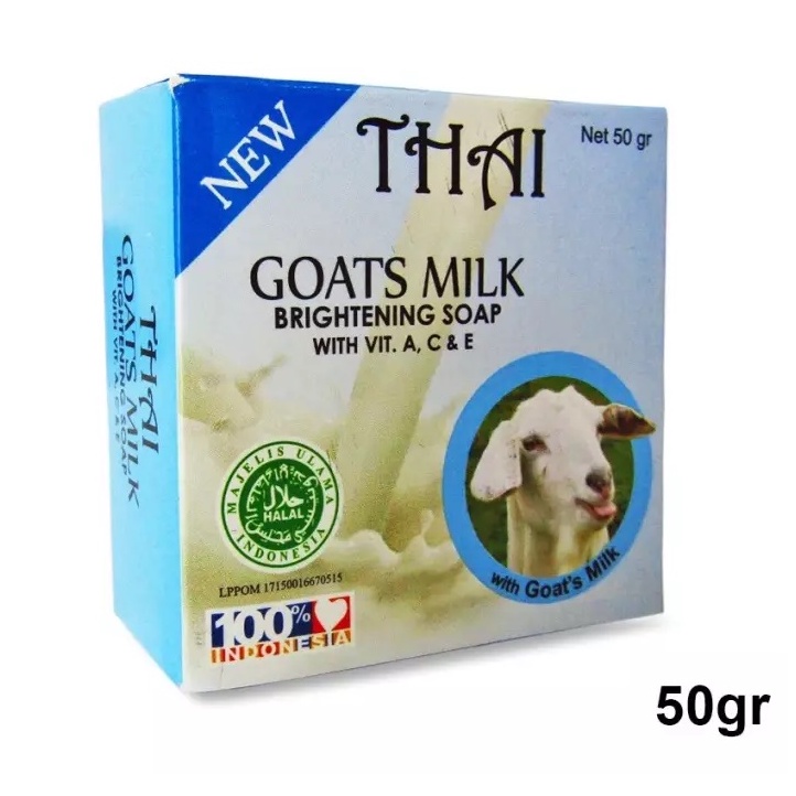 THAI Cosmetic Bar Soap Goats Milk 130/50gr