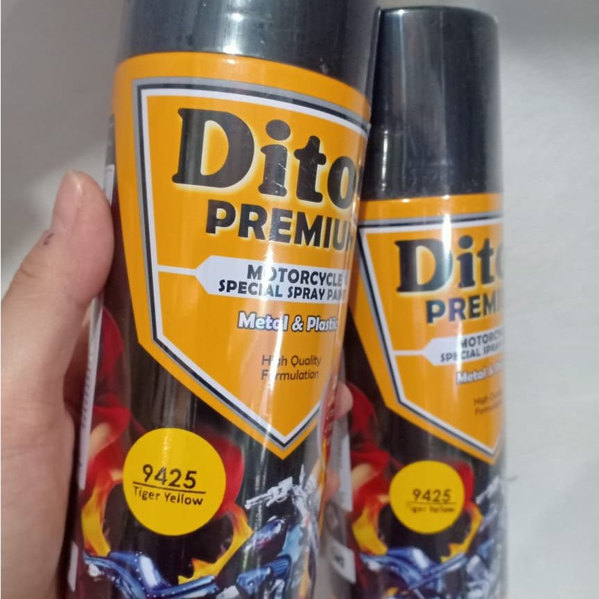 DITON Premium Pilox Pilok Cat Semprot - 9425 Tiger Yellow / Kuning (400cc)
