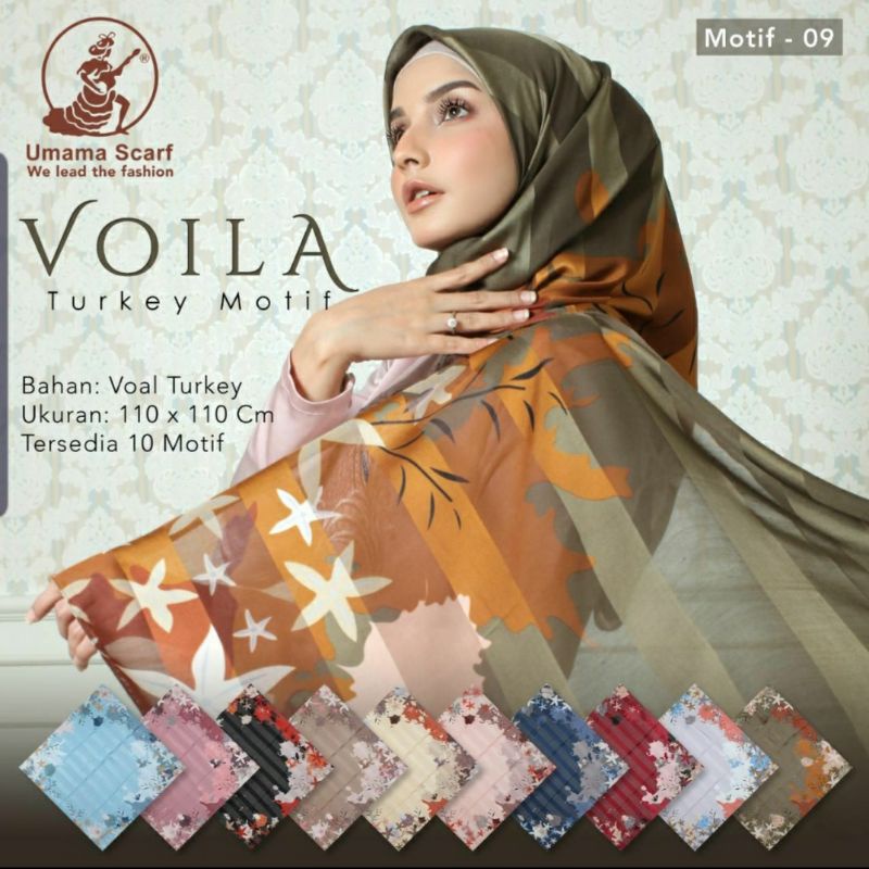 Hijab Umama VOILA TURKEY MOTIF
