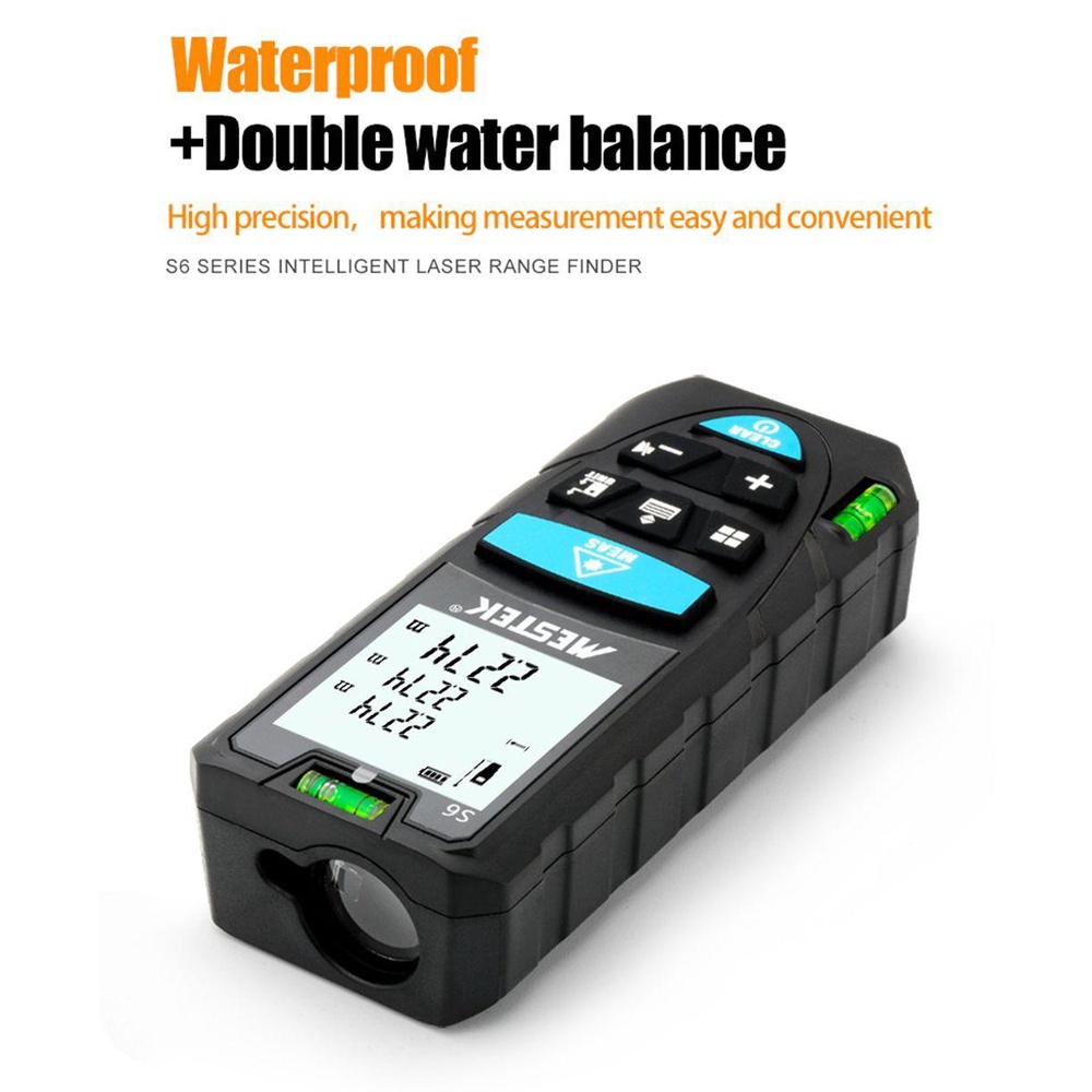 Solighter Distance Meter Alat Ukur Portabel 50M 70M 100M Penggaris Digital