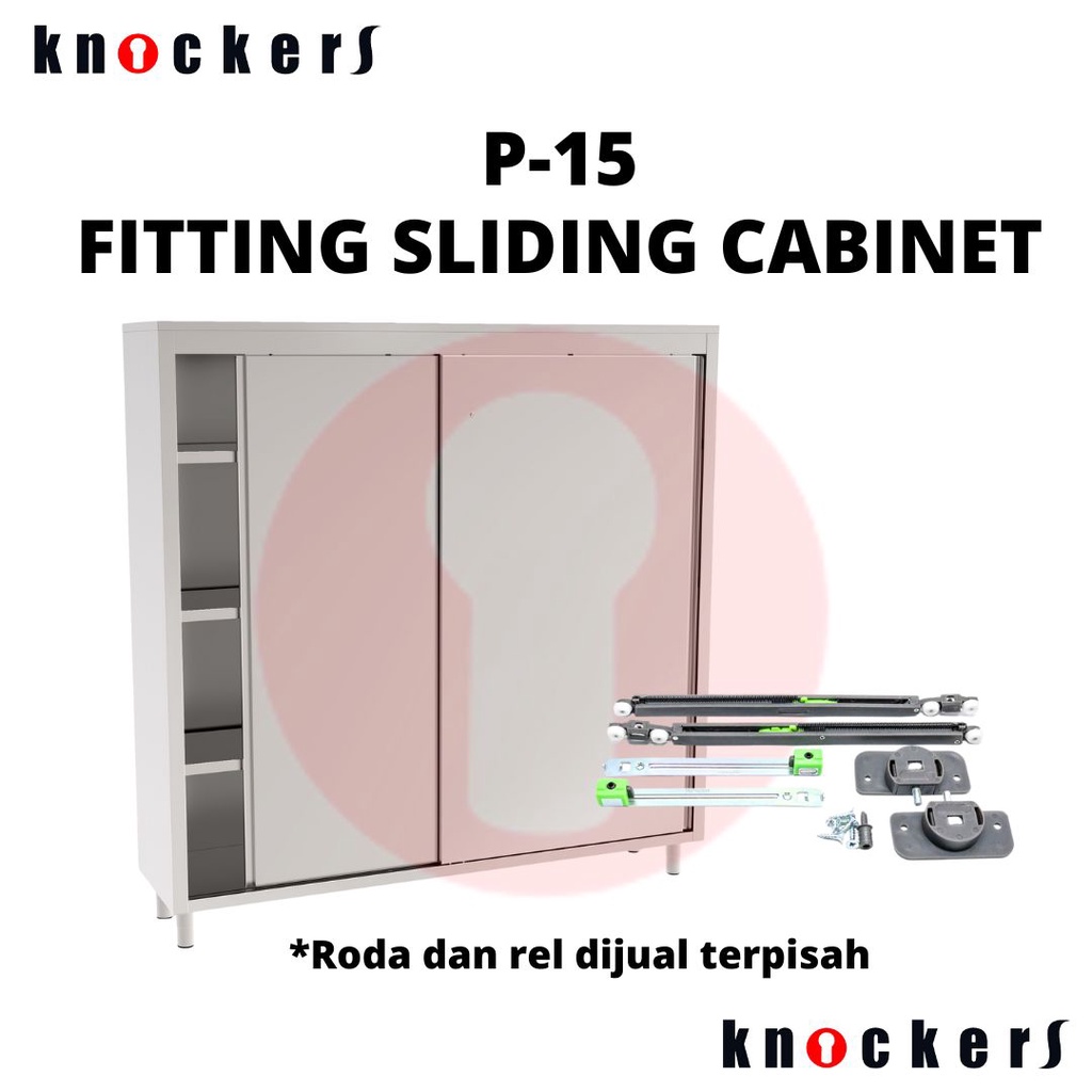 REL TRACK SLIDING CABINET SOFT CLOSE / P–15 / KNOCKERS INDONESIA