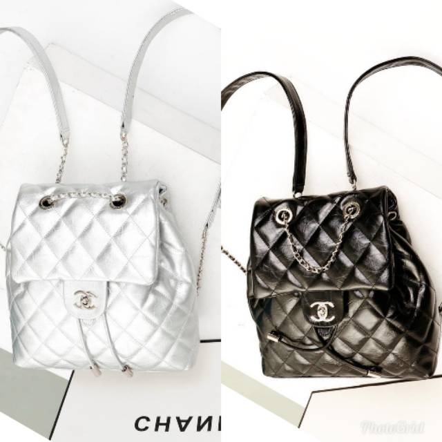 Tas CHANEL BACKPACK AGED CALFSKIN KWALITAS SEMI PREMIUM