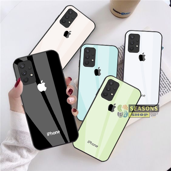 [SAMSUNG A13] Softcase Kaca Samsung A13 - Softcase Glass Glitter Samsung A13 - Softcase Samsung A13 