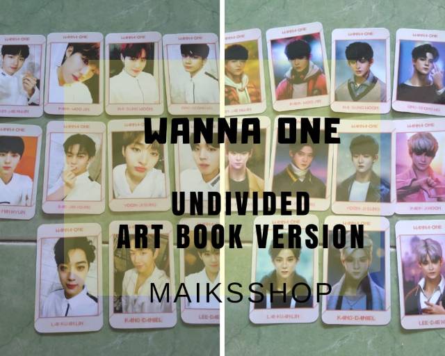 Wanna One Undivided All Version Photocard