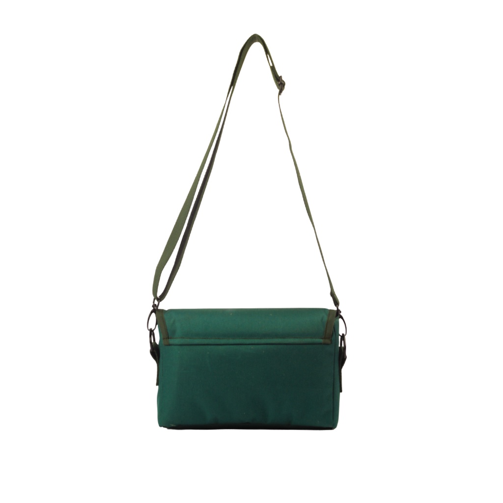 Baran Green | Tas Slempang Hitam Pria Wanita Bahu Multifungsi Sling Pouch Mini Waistbag | FORIND x Arcio