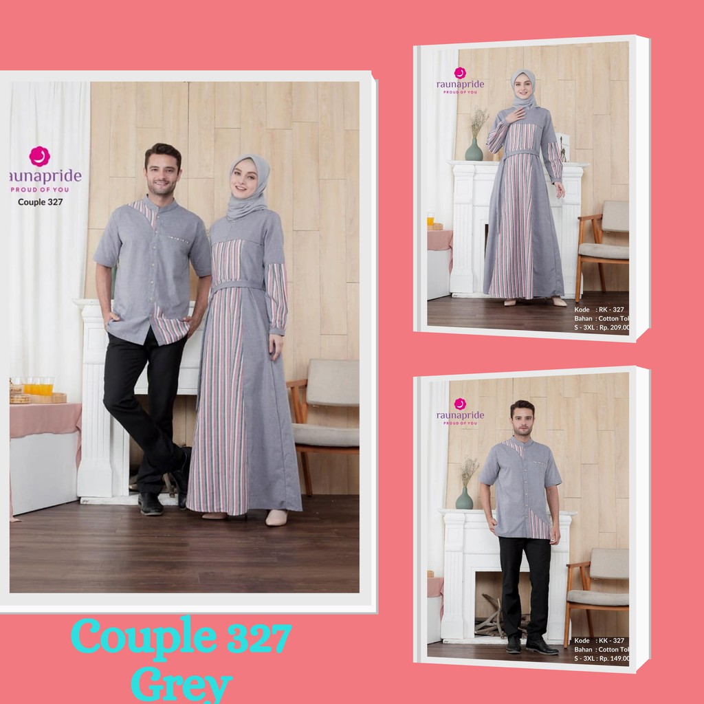 BAJU SARIMBIT KELUARGA PROMO 2022 / BAJU SARIMBIT RAUNAPRIDE COUPLE 327 BLUE  / SARIMBIT COUPLE KELU