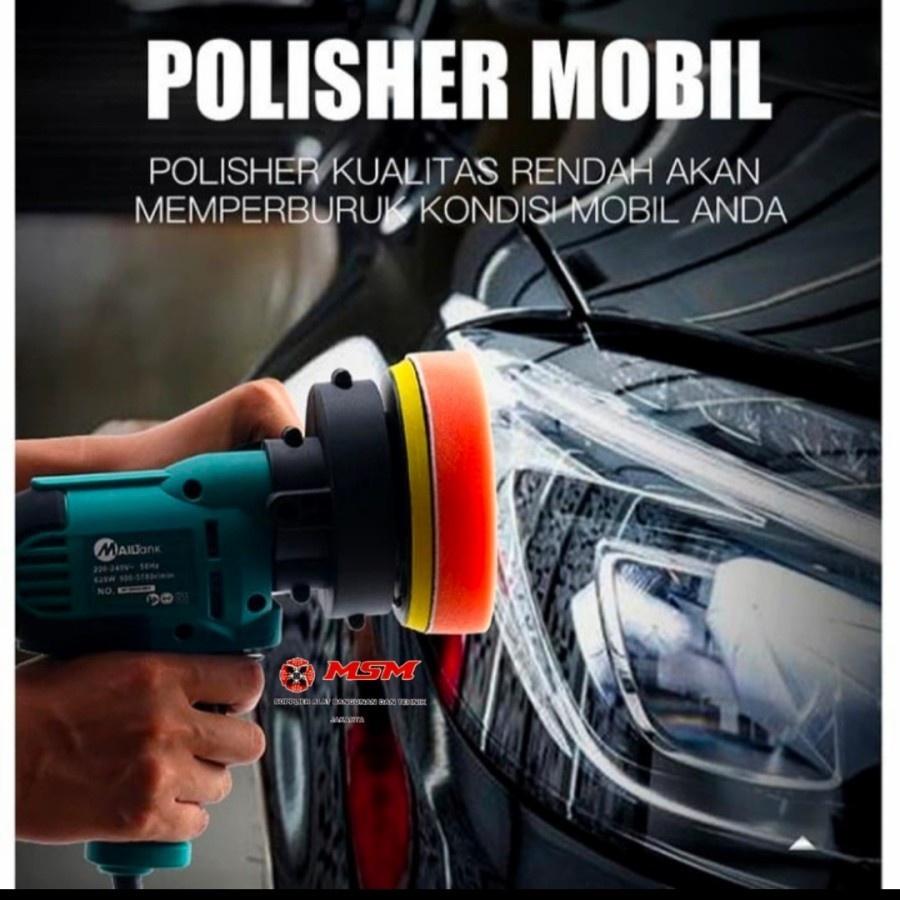 MESIN POLES MOBIL MAILTANK SH-43 CAR POLISHER 5 INCH ALAT POLES MOTOR MOBIL SERBAGUNA