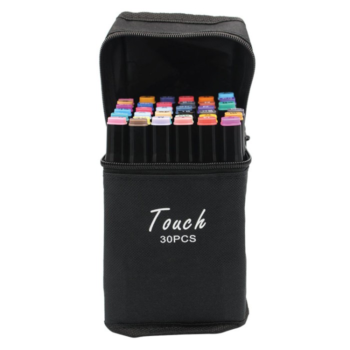 

(BISA COD) Touch Art Marker double headed marker set Multi Color - 30 color