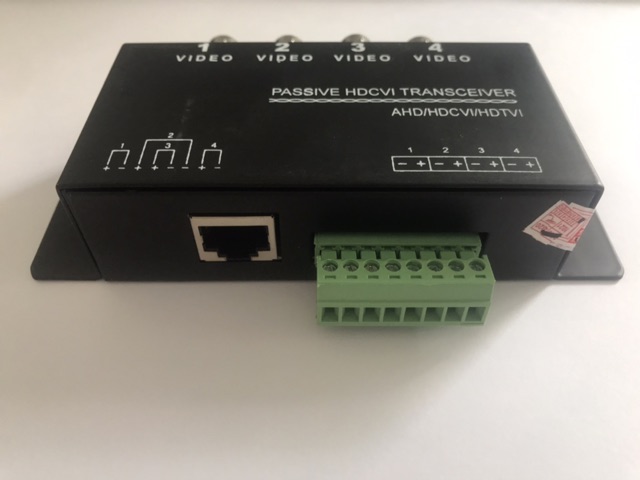 PASSIVE HDVCI TRANSCEIVER - Video Balun Pasif 4CH 4 Channel AHD Analog Ekonomis Jarak Jauh Murah