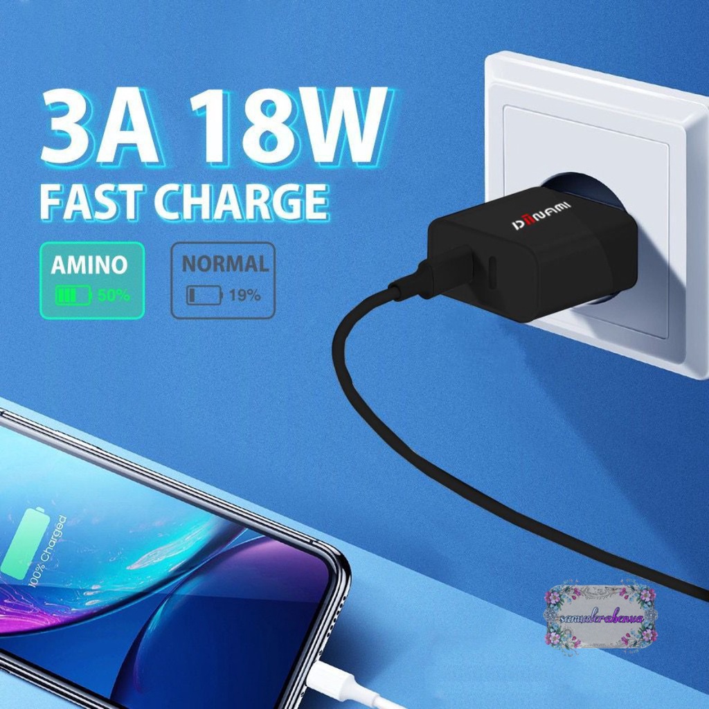 G20 DIINAMI 3A 18W Qualcomm QC3.0 Fast Charger Quick Charger Adaptor Ori GARANSI 1BULAN SB3099