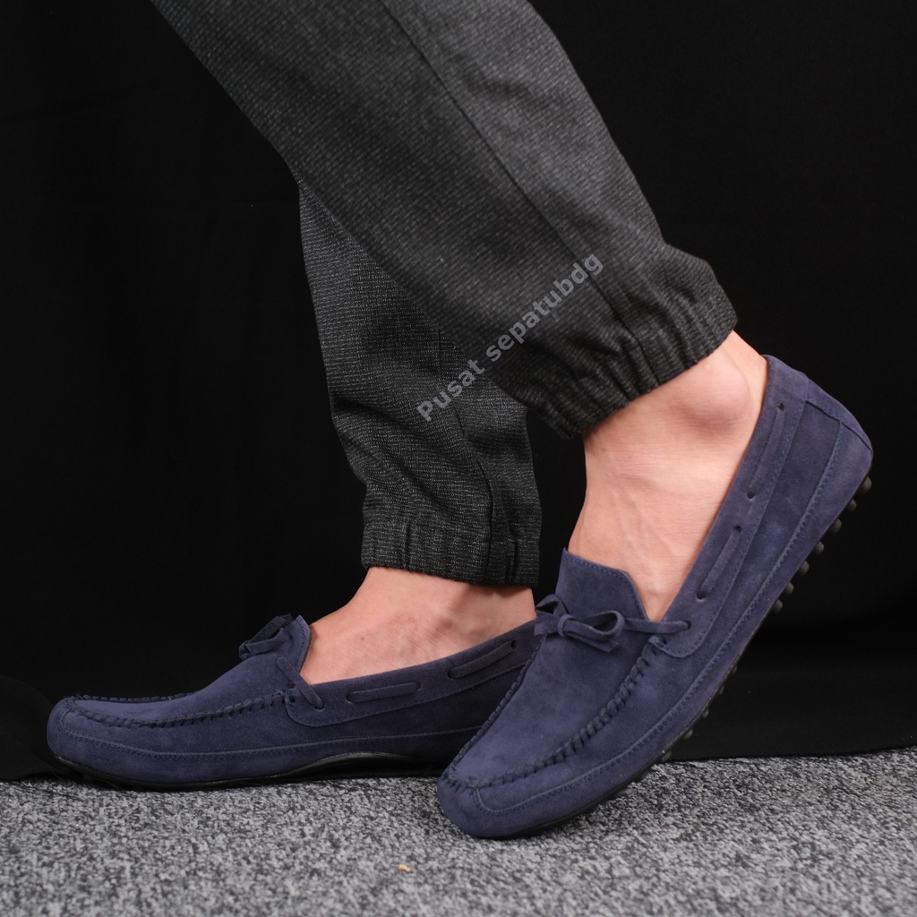 Sepatu Casual Slip On Pria Original Kekinian Model Slop Kerja Santai