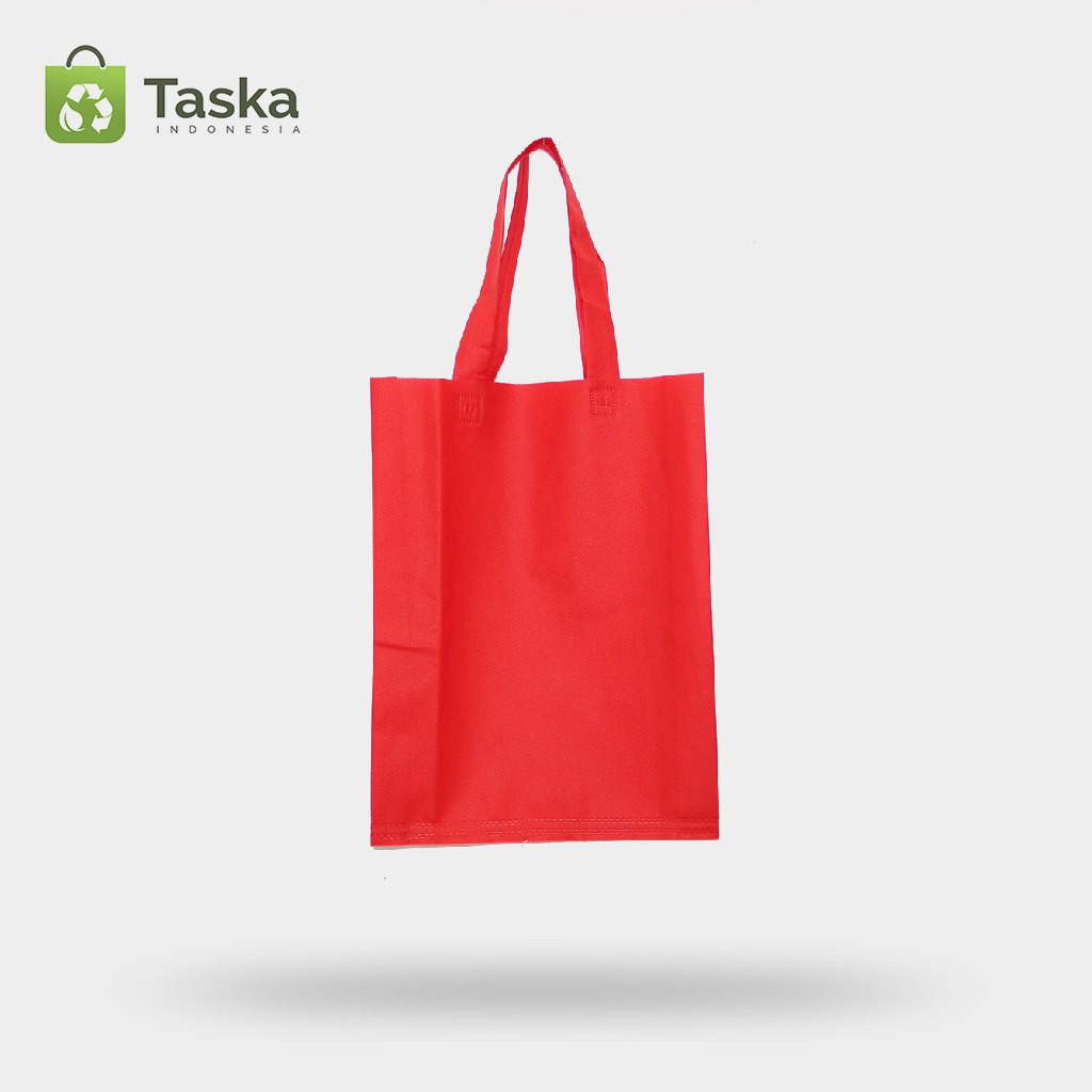 

Tas press spunbond tali 30 x 40 ( warna merah ) Rp.22500/lusin