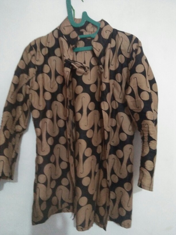 Bolero Batik Lawasan Coklat Blazer Kerja Batik Murah Atasan Batik Murah
