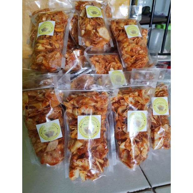 

KERIPIK SINGKONG PEDAS MANIS 100 gram