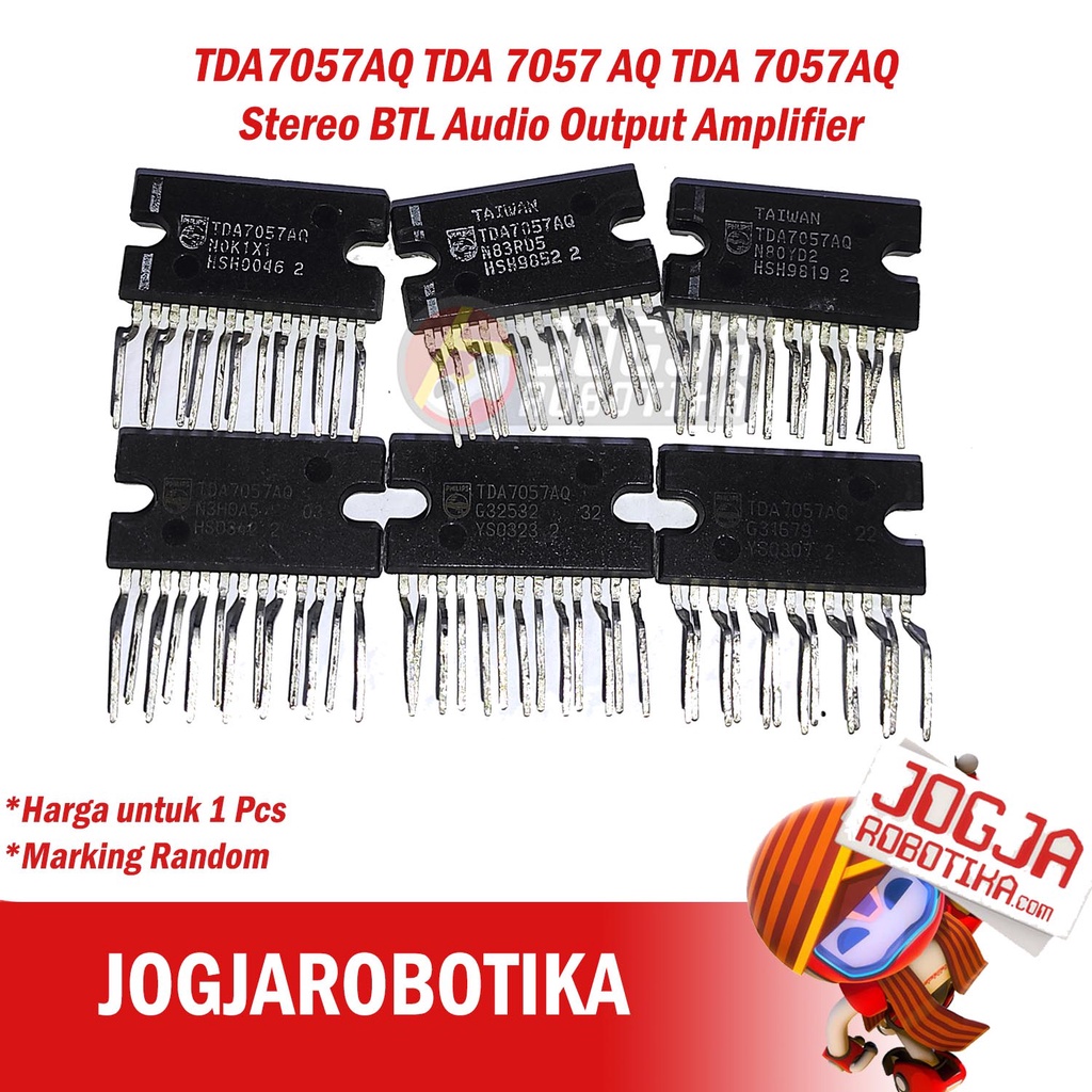 TDA7057AQ TDA 7057 AQ TDA 7057AQ Stereo BTL Audio Output Amplifier