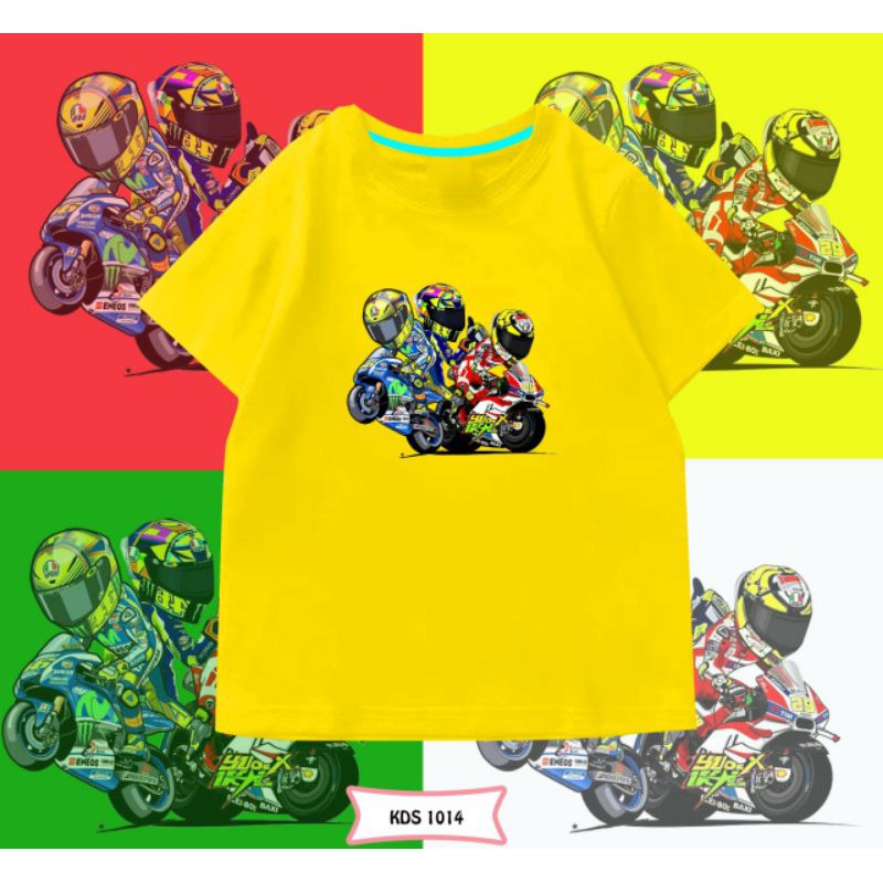 T-SHIRT / KAOS KIDS CEWE-COWO MOTO GP COTTON 24S