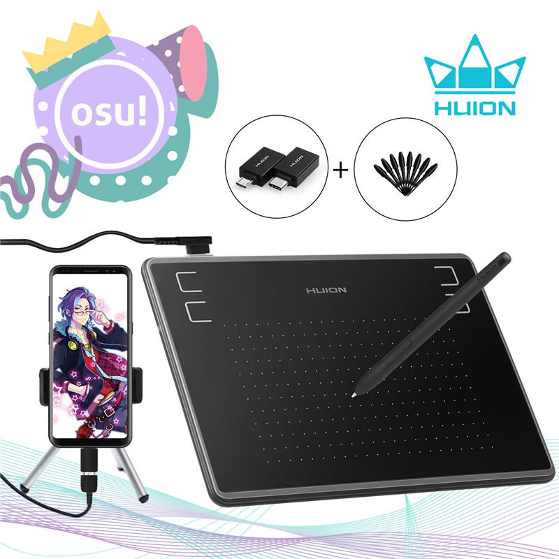 Original HUION H430P Digital tablets USB signature drawing