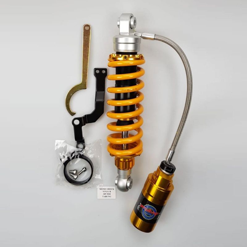 Shock belakang Moto1 Ninja R 305mm double click