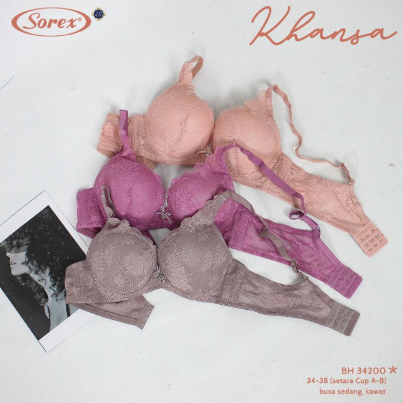 Sorex Bra Sorex Kawat Busa Sedang Kait 3 Setara Cupa A-B