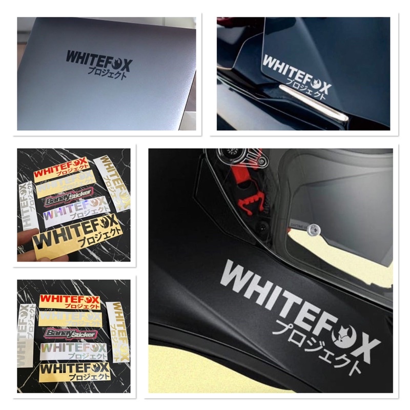 STICKER WHITEFOX PROJECT EDITION CUTTING