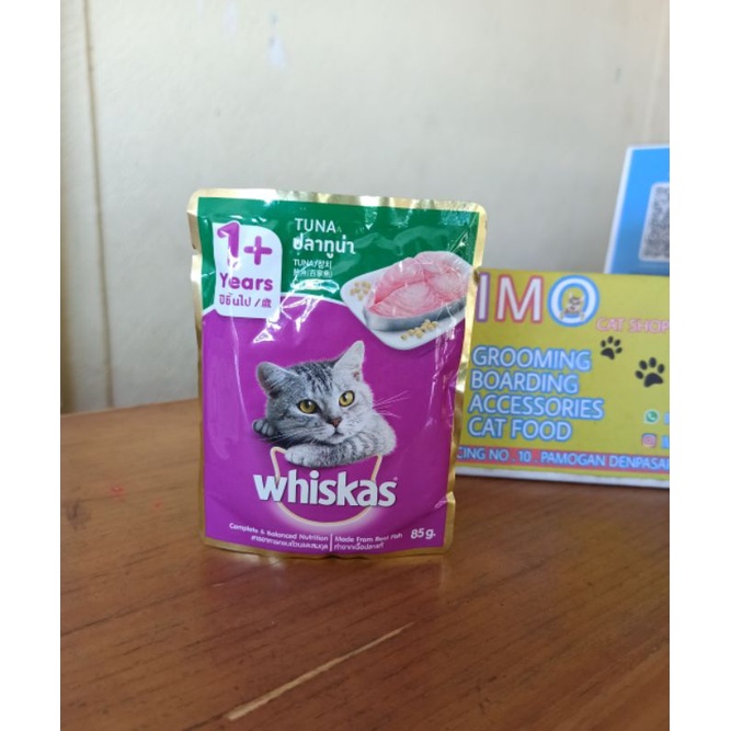 whiskas pouch saset makanan kucing