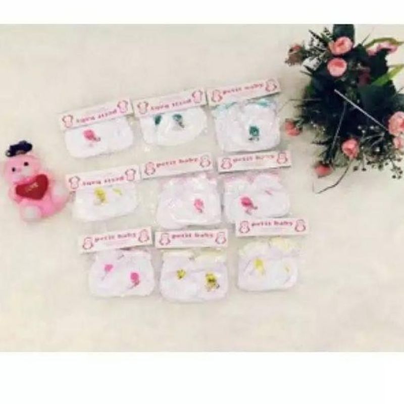 3 SET PETIT BABY SARUNG TANGAN +SARUNG3 KAKI