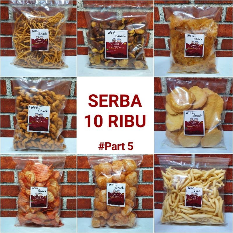 

SNACK CEMILAN WFH SNACK PART 5 SERBA 10 RIBU TERMURAH ENAK HALAL KERIPIK KERUPUK KUE PEDAS MANIS