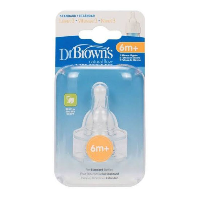 NIPPLE/SILICONE DR BROWNS