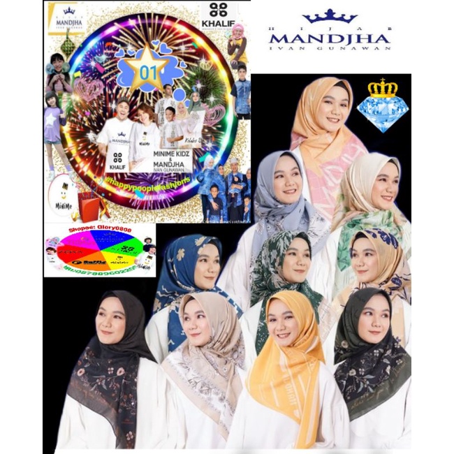 Mandjha Ivan Gunawan Fashion Scarf Motif