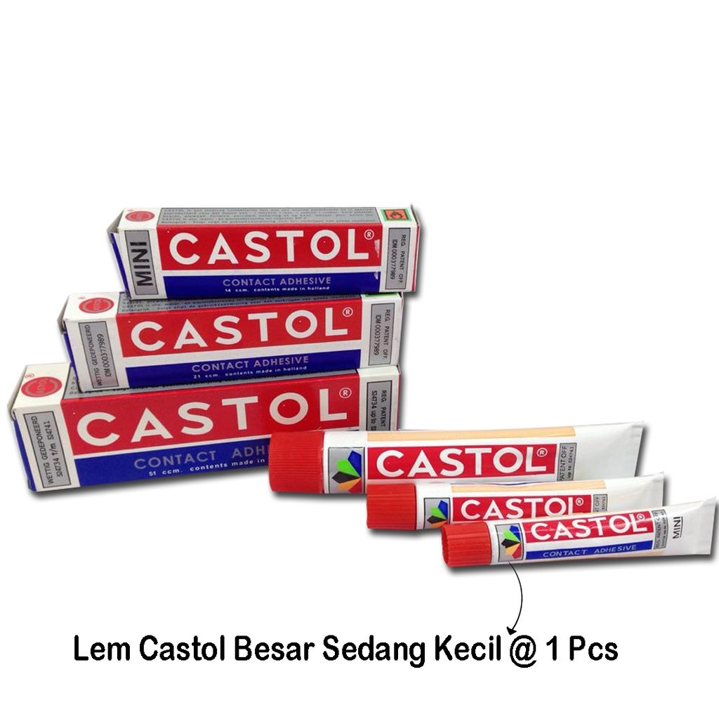 Lem Castol Mini 14cc - Satuan