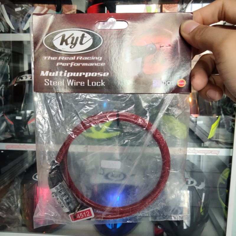 WIRE LOCK ANGKA GEMBOK ANGKA GEMBOK SEPEDA GEMBOK MOTOR