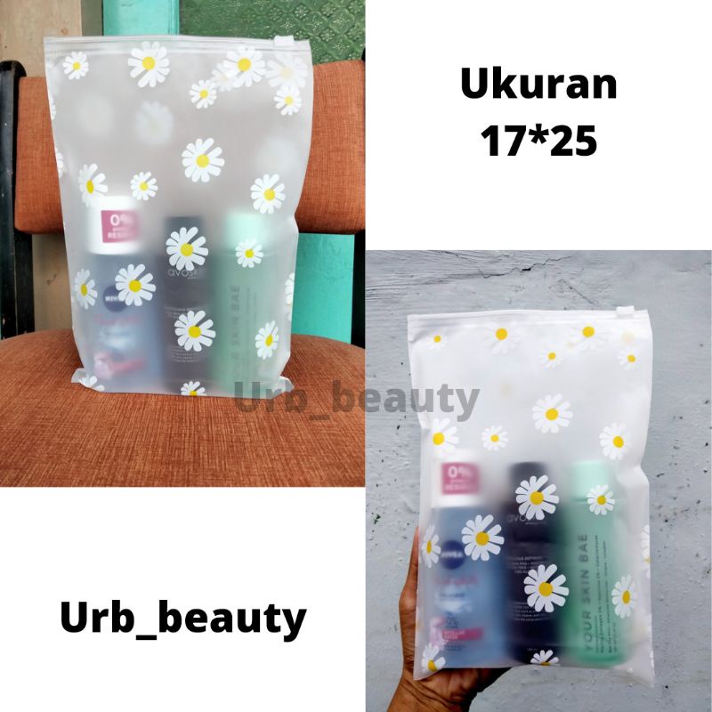 TEMPAT BAJU/ TEMPAT SKINCARE /ZIPPER LOCK / ZIPPER BAG / TRAVEL BAG / MINI TRAVEL BAG COCOK UNTUK BERPERGIAN