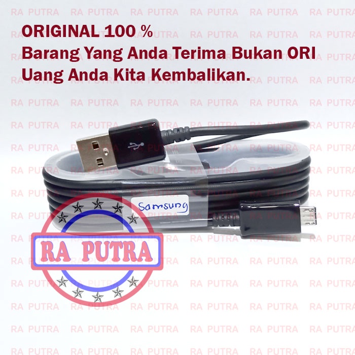 Kabel Data Samsung A10 A10S M10 Cable Casan Cas Micro Original 100