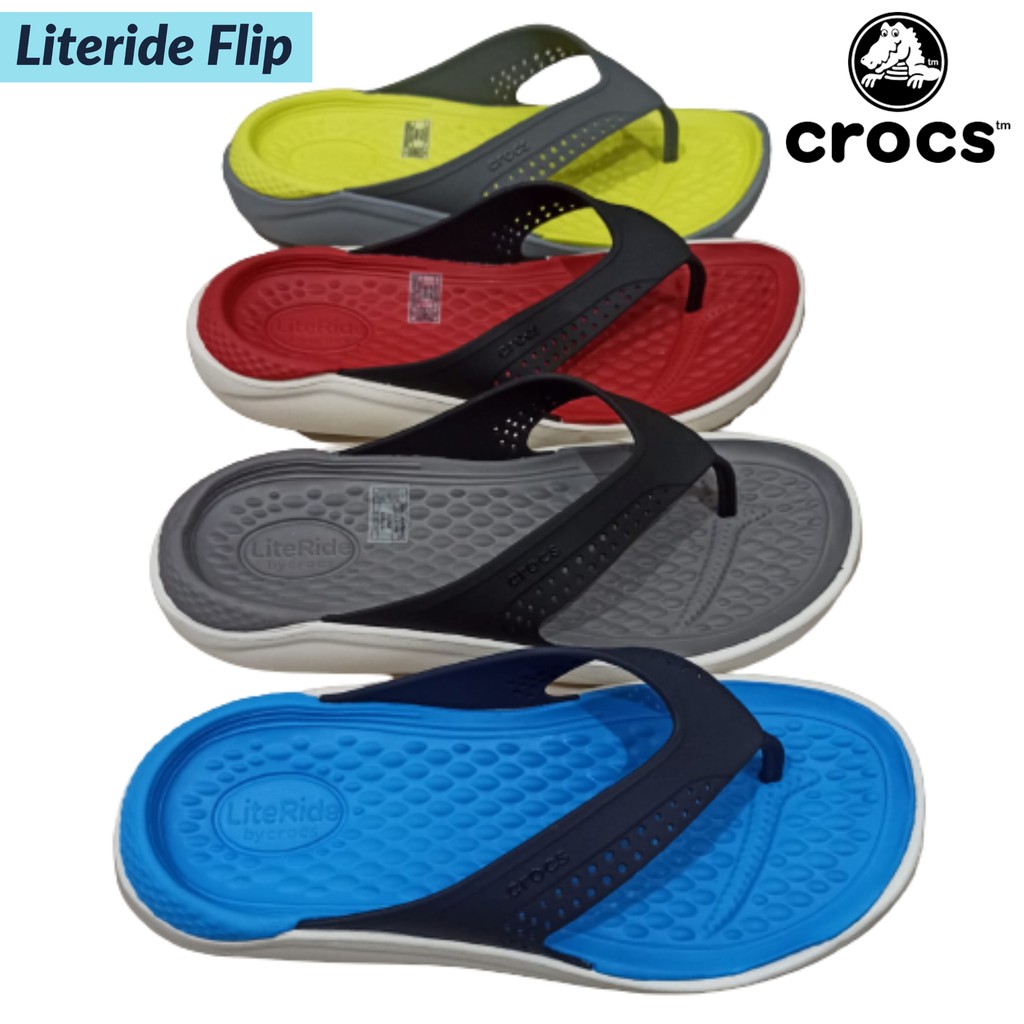 Crocs / Sandal Pria / Crocs Literide Flip / Crocs Jepit / Sandal Jepit / Sendal Jepit / Crocs Cowo