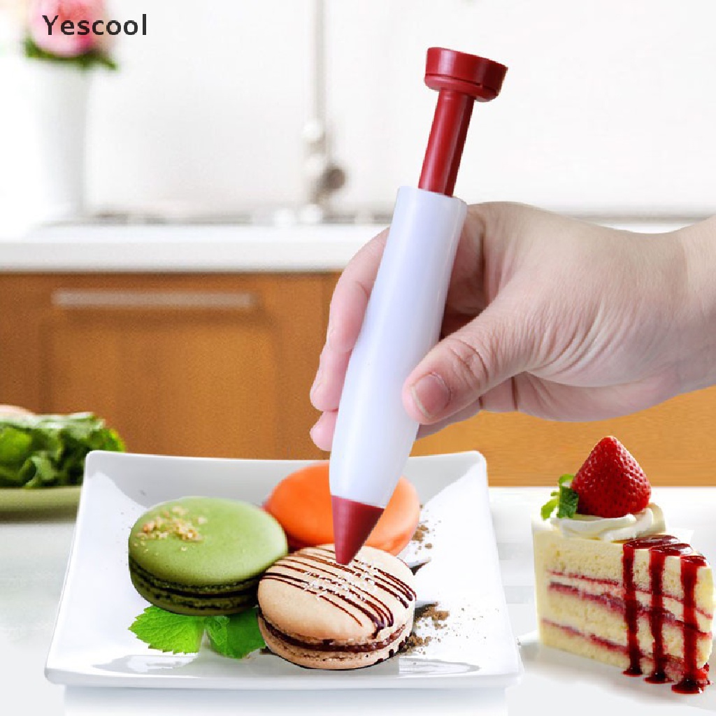 Yescool Pen Icing Piping Bahan Silikon Untuk Dekorasi Kue