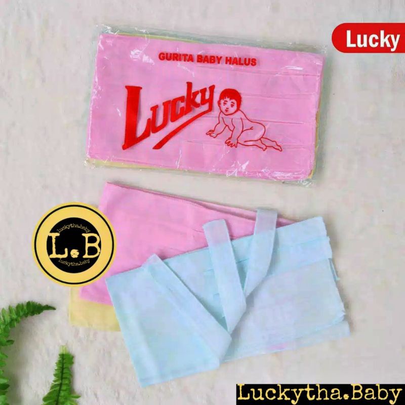 3 pcs_ gurita bayi LUCKY BABY / GURITA IKAT BAYI MURAHH / PERLENGKAPAN BAYI